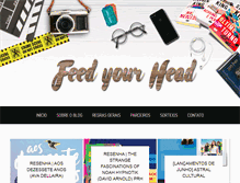 Tablet Screenshot of feedyourhead.com.br